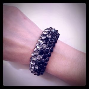 Rhinestone stretch bracelet